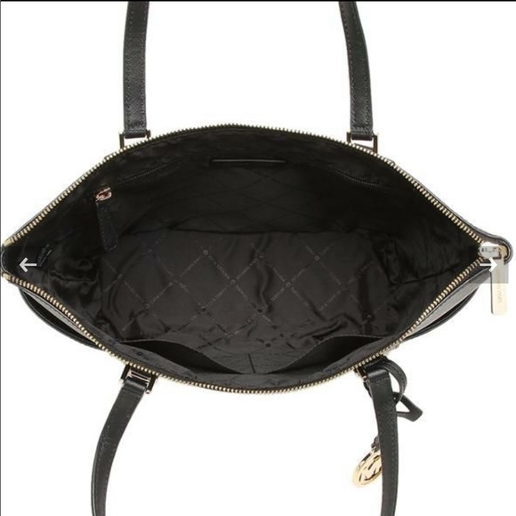 MICHAEL KORS CHARLOTTE LARGE TOP ZIP TOTE BAG - Picture 7 of 16